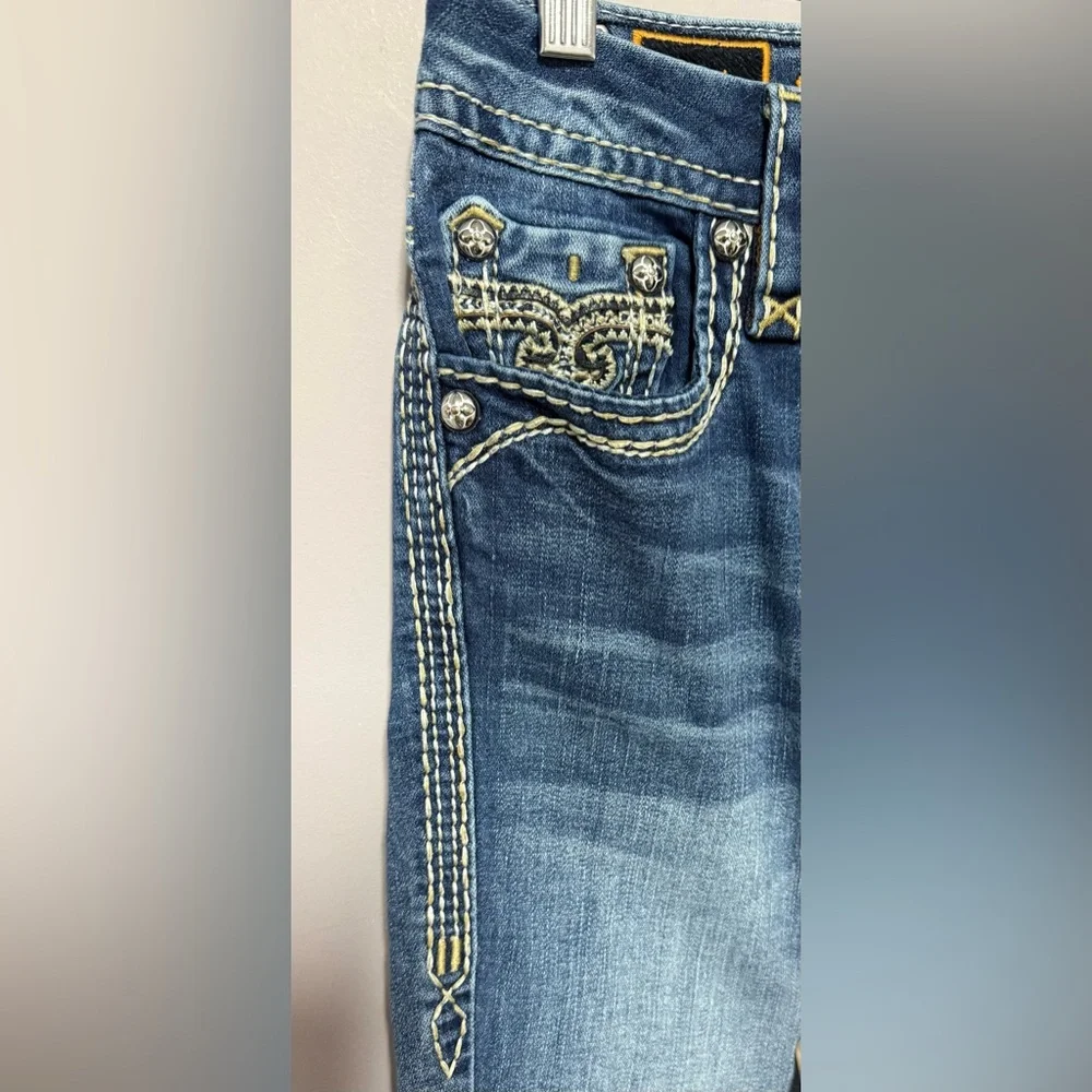 ROCK Revival PREMIUM Boot JENA Mid RISE Jeans - Picture 5 of 16